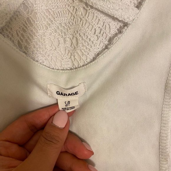 Mini White Lace Dress - Picture 4 of 5